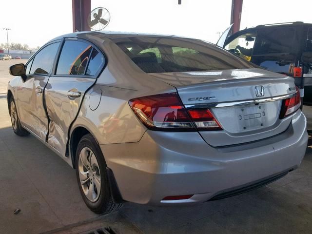 2HGFB2F54FH527094 - 2015 HONDA CIVIC LX SILVER photo 3