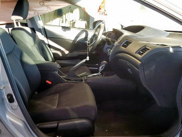 2HGFB2F54FH527094 - 2015 HONDA CIVIC LX SILVER photo 5