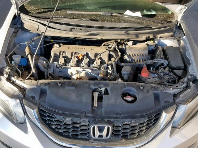 2HGFB2F54FH527094 - 2015 HONDA CIVIC LX SILVER photo 7