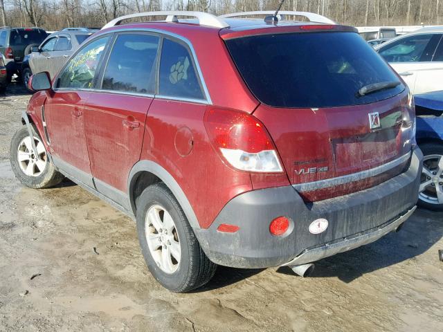 3GSDL43N58S574240 - 2008 SATURN VUE XE RED photo 3
