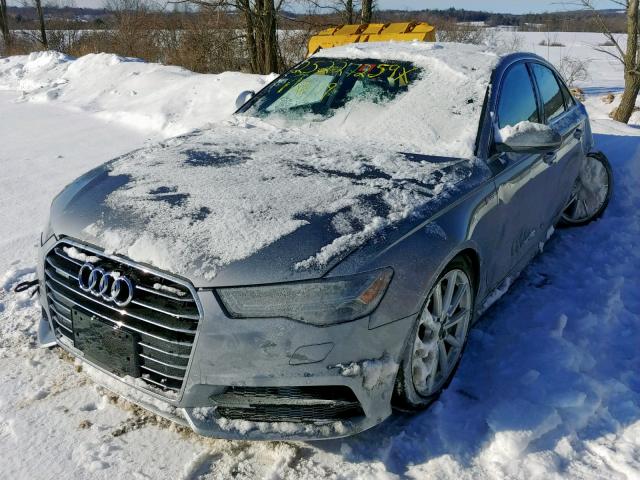 WAUG3AFC7JN023046 - 2018 AUDI A6 PREMIUM GRAY photo 2