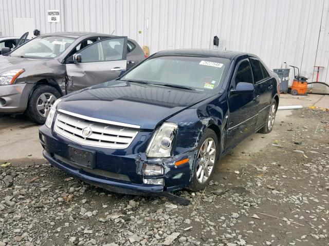 1G6DC67A950158745 - 2005 CADILLAC STS BLUE photo 2
