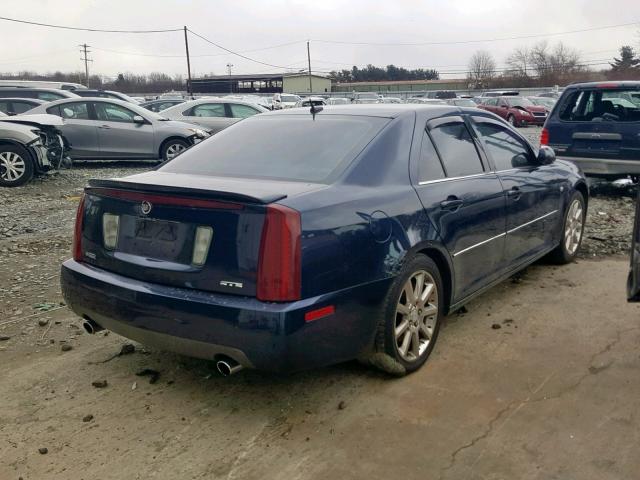1G6DC67A950158745 - 2005 CADILLAC STS BLUE photo 4