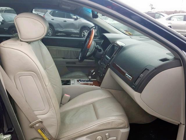 1G6DC67A950158745 - 2005 CADILLAC STS BLUE photo 5