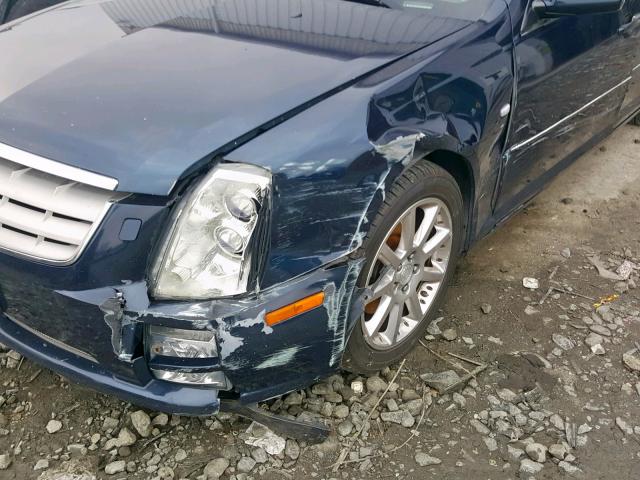 1G6DC67A950158745 - 2005 CADILLAC STS BLUE photo 9