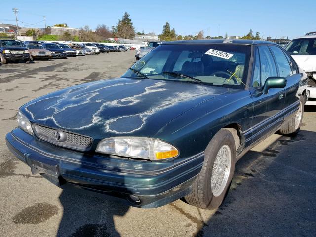 1G2HX52K8S4209884 - 1995 PONTIAC BONNEVILLE GREEN photo 2