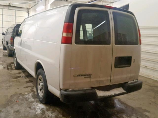 1GCSGAFX8E1197533 - 2014 CHEVROLET EXPRESS G1 WHITE photo 3