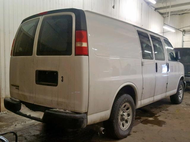 1GCSGAFX8E1197533 - 2014 CHEVROLET EXPRESS G1 WHITE photo 4