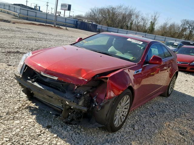 1G6DC1E33E0182546 - 2014 CADILLAC CTS PERFOR RED photo 2