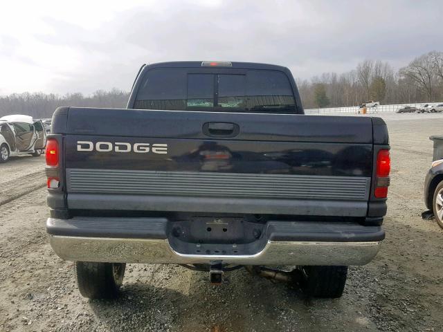 3B7KF23731G742563 - 2001 DODGE RAM 2500 BLACK photo 9