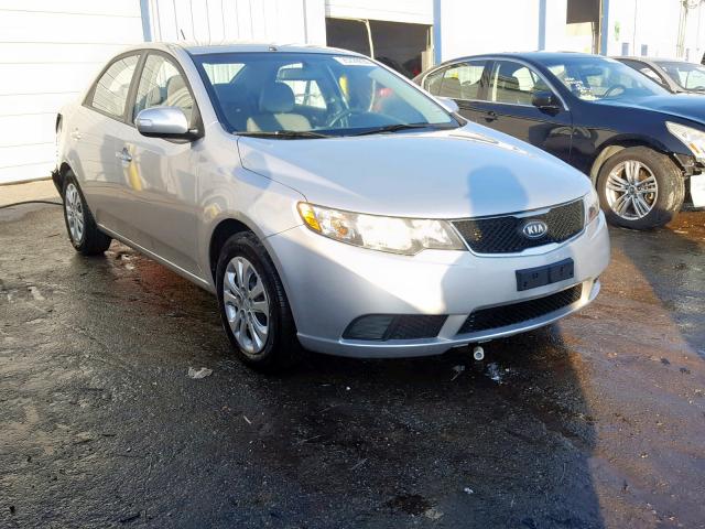 KNAFU4A25A5070889 - 2010 KIA FORTE EX SILVER photo 1