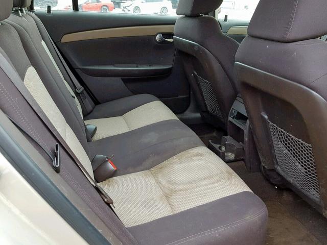 1G1ZB5EB8AF157842 - 2010 CHEVROLET MALIBU LS TAN photo 6