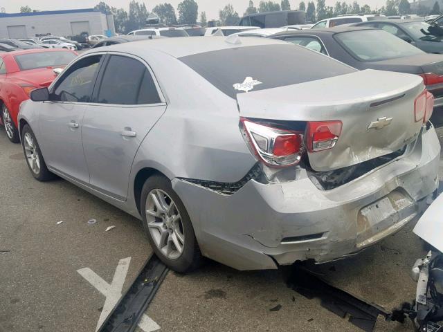 1G11D5RRXDF107091 - 2013 CHEVROLET MALIBU 1LT ვერცხლისფერი ფოტო 3