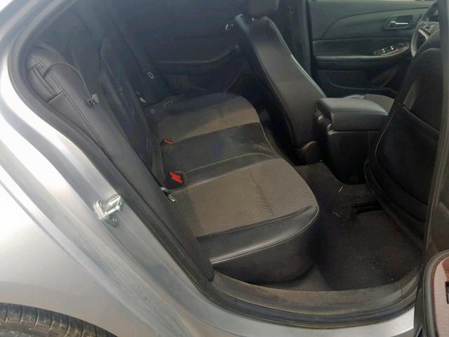 1G11D5RRXDF107091 - 2013 CHEVROLET MALIBU 1LT ვერცხლისფერი ფოტო 6