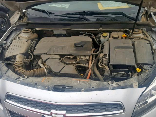 1G11D5RRXDF107091 - 2013 CHEVROLET MALIBU 1LT ვერცხლისფერი ფოტო 7