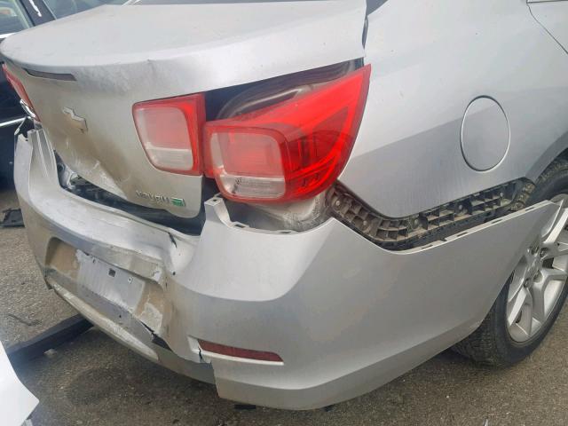 1G11D5RRXDF107091 - 2013 CHEVROLET MALIBU 1LT ვერცხლისფერი ფოტო 9