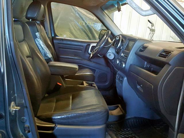 2HJYK16586H563786 - 2006 HONDA RIDGELINE BLUE photo 5