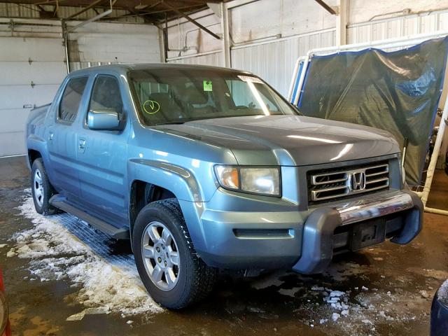 2HJYK16586H563786 - 2006 HONDA RIDGELINE BLUE photo 9