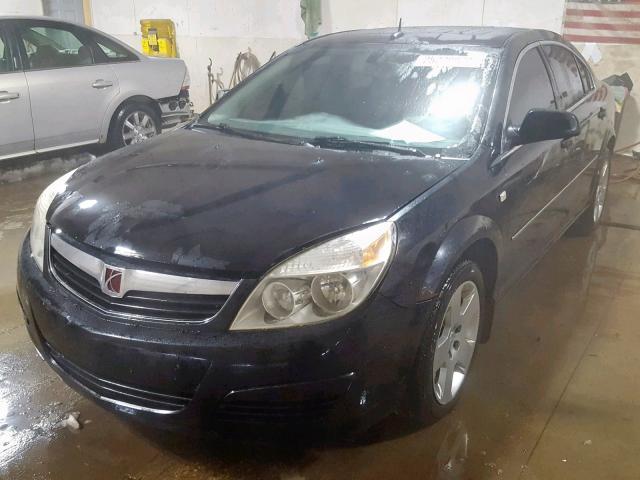 1G8ZS57N97F208377 - 2007 SATURN AURA XE BLACK photo 2