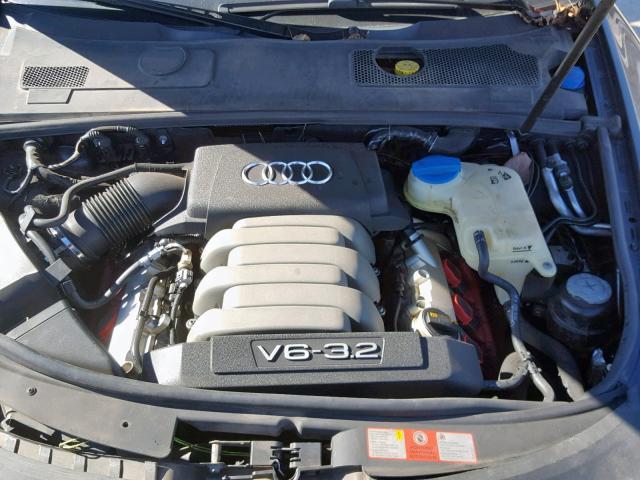 WAUDG74FX5N054210 - 2005 AUDI A6 3.2 QUA GRAY photo 7