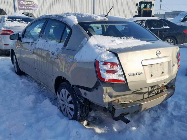 3N1AB61E87L664221 - 2007 NISSAN SENTRA 2.0 TAN photo 3