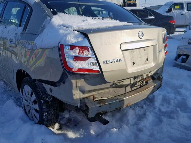 3N1AB61E87L664221 - 2007 NISSAN SENTRA 2.0 TAN photo 9