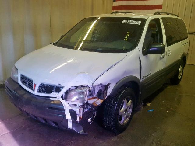 1GMDV23E45D149528 - 2005 PONTIAC MONTANA WHITE photo 2