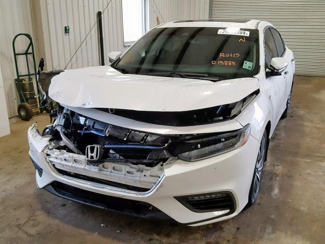 19XZE4F97KE015885 - 2019 HONDA INSIGHT TO WHITE photo 2