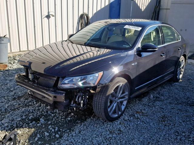 1VWDT7A3XHC063740 - 2017 VOLKSWAGEN PASSAT R-L BLACK photo 2
