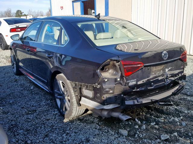 1VWDT7A3XHC063740 - 2017 VOLKSWAGEN PASSAT R-L BLACK photo 3