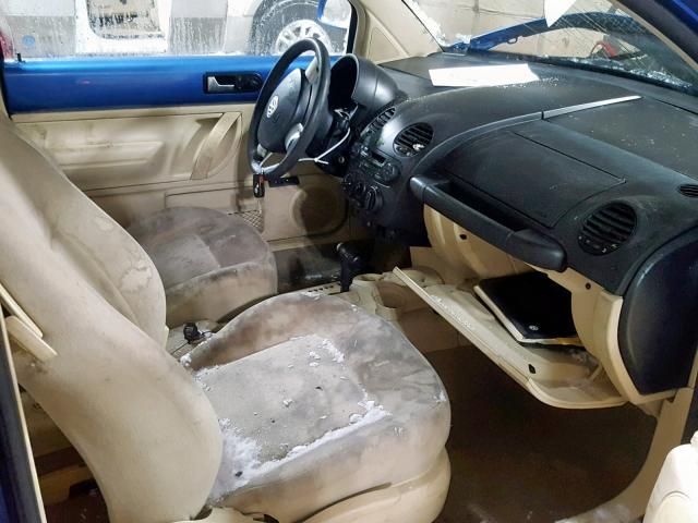 3VWCA21C2XM406476 - 1999 VOLKSWAGEN NEW BEETLE Mavi foto 5