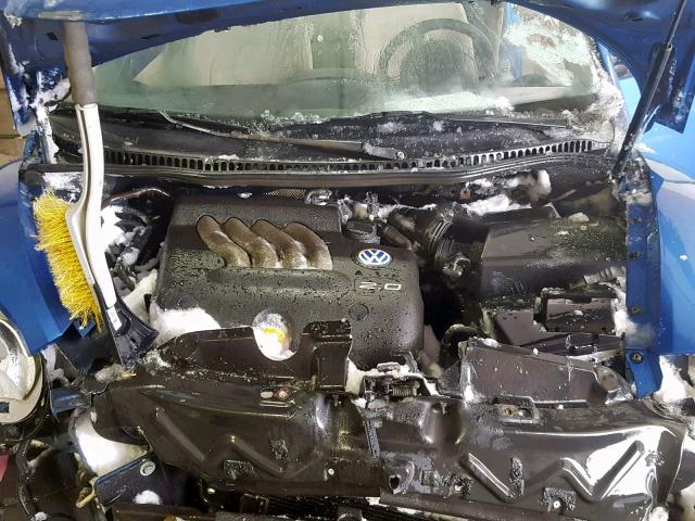 3VWCA21C2XM406476 - 1999 VOLKSWAGEN NEW BEETLE Mavi foto 7