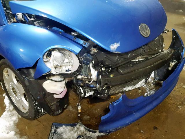 3VWCA21C2XM406476 - 1999 VOLKSWAGEN NEW BEETLE Mavi foto 9