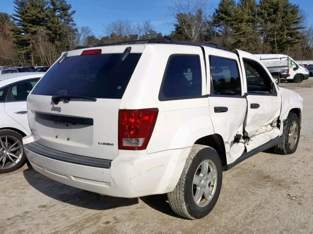 1J4GR48K35C502700 - 2005 JEEP GRAND CHER WHITE photo 4