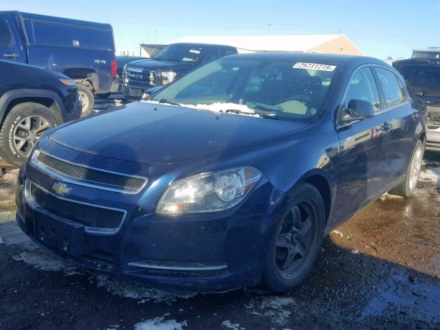 1G1ZG57B89F249964 - 2009 CHEVROLET MALIBU LS BLUE photo 2