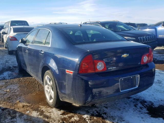 1G1ZG57B89F249964 - 2009 CHEVROLET MALIBU LS BLUE photo 3