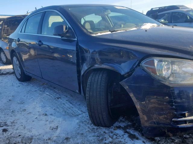 1G1ZG57B89F249964 - 2009 CHEVROLET MALIBU LS BLUE photo 9