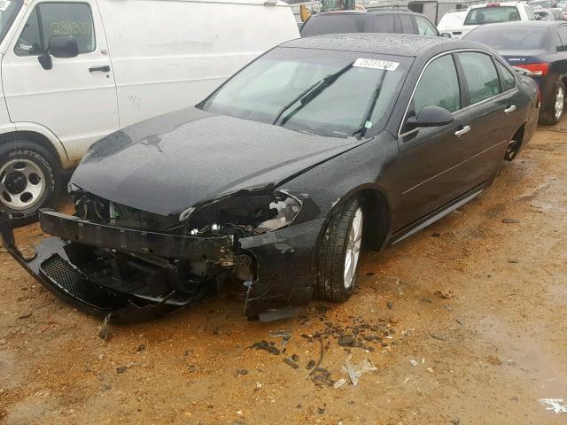 2G1WC5E38D1143489 - 2013 CHEVROLET IMPALA LTZ BLACK photo 2