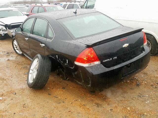 2G1WC5E38D1143489 - 2013 CHEVROLET IMPALA LTZ BLACK photo 3