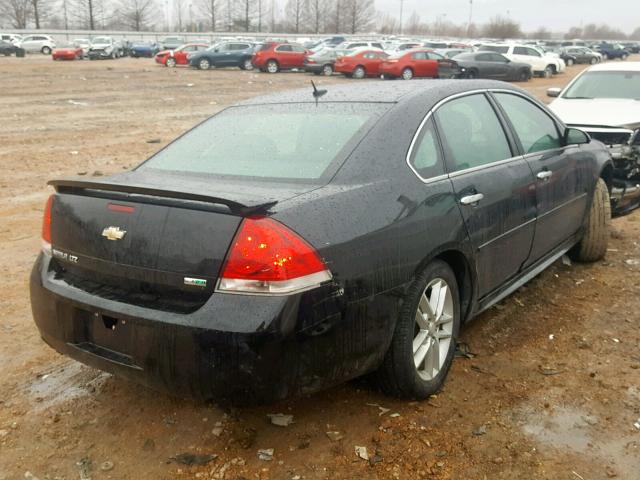 2G1WC5E38D1143489 - 2013 CHEVROLET IMPALA LTZ BLACK photo 4