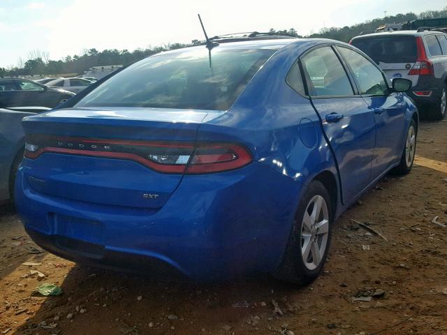 1C3CDFBBXGD727852 - 2016 DODGE DART SXT BLUE photo 4