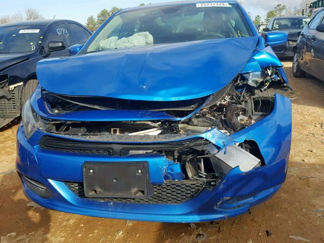 1C3CDFBBXGD727852 - 2016 DODGE DART SXT BLUE photo 9