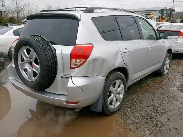 JTMBD31V775066387 - 2007 TOYOTA RAV4 LIMIT SILVER photo 4