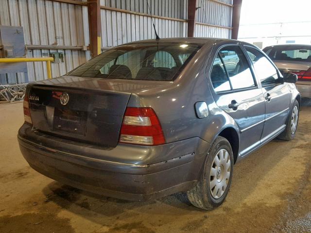 3VWRK69M34M052300 - 2004 VOLKSWAGEN JETTA GL GRAY photo 4