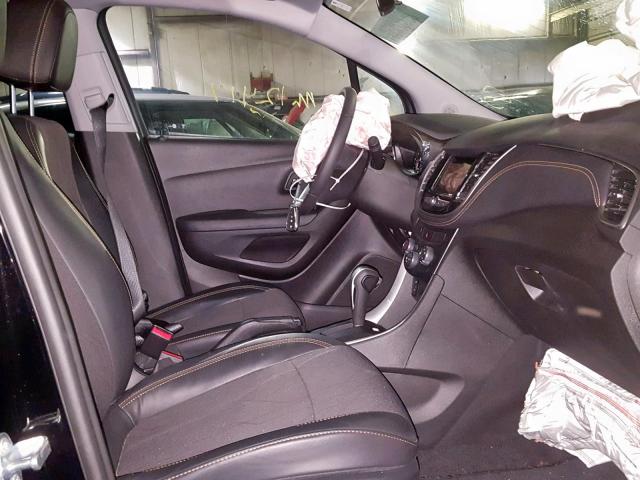 3GNCJLSB7JL322480 - 2018 CHEVROLET TRAX 1LT BLACK photo 5