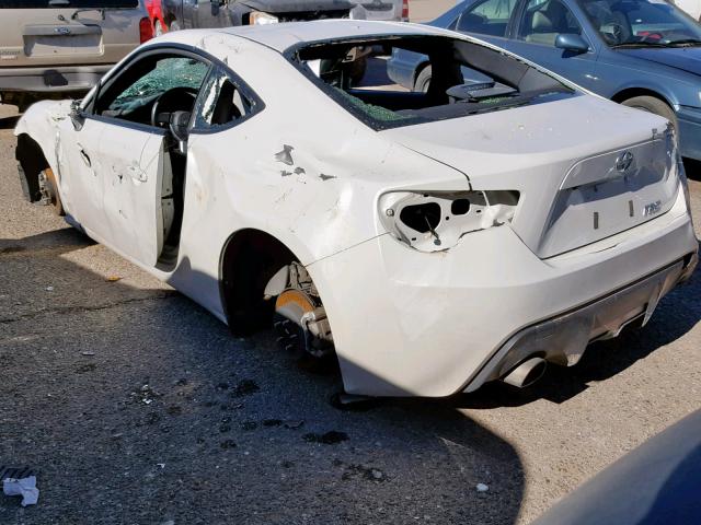 JF1ZNAA16G9702955 - 2016 TOYOTA SCION FR-S WHITE photo 3