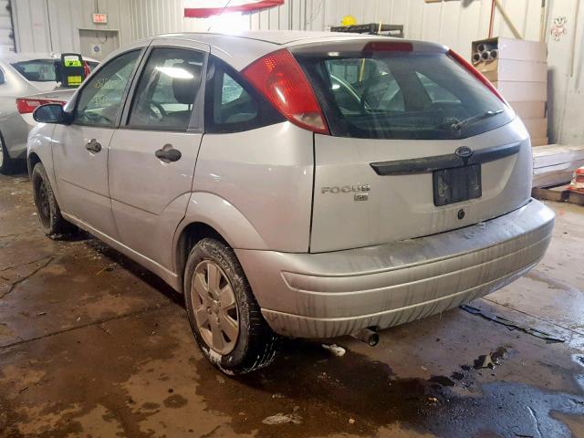 1FAFP37N67W198461 - 2007 FORD FOCUS ZX5 SILVER photo 3