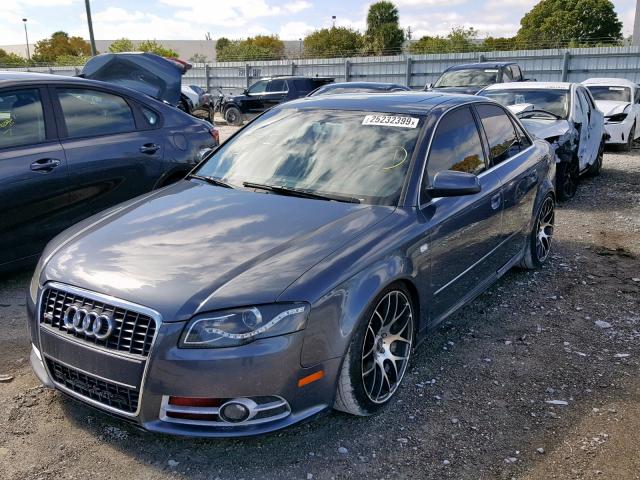 WAUDF78EX8A159300 - 2008 AUDI A4 2.0T QU CHARCOAL photo 2