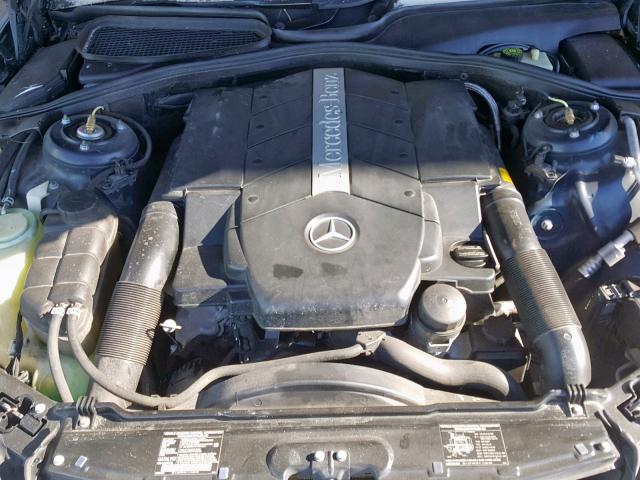 WDBNG70J02A257478 - 2002 MERCEDES-BENZ S 430 BLUE photo 7