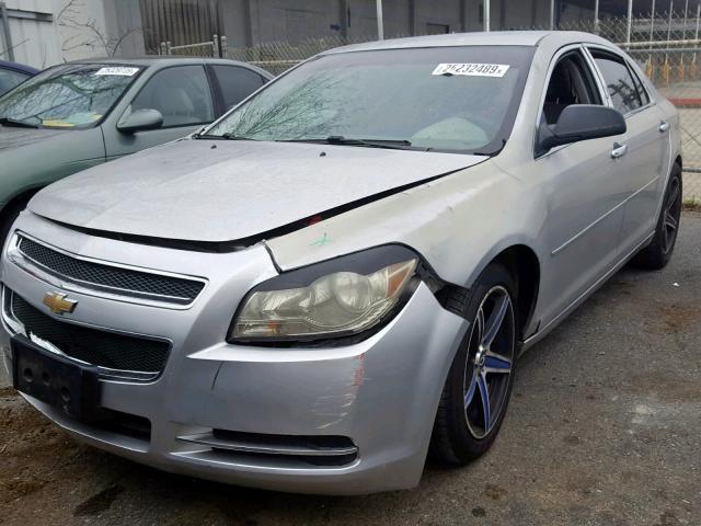 1G1ZG57B99F193324 - 2009 CHEVROLET MALIBU LS Сұр фото 2